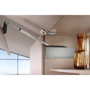 Blum Abdeckkappen-Set Aventos Hf Hs Hl top für Kraftspeicher Kunststoff Hellgrau