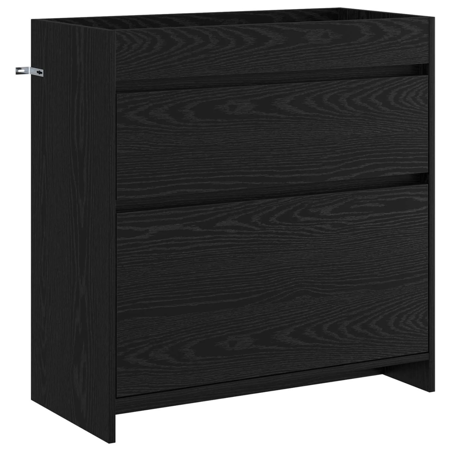 vidaXL Badunterschrank Schwarze Eiche 78,5 x 37,5 x 81 cm 890737