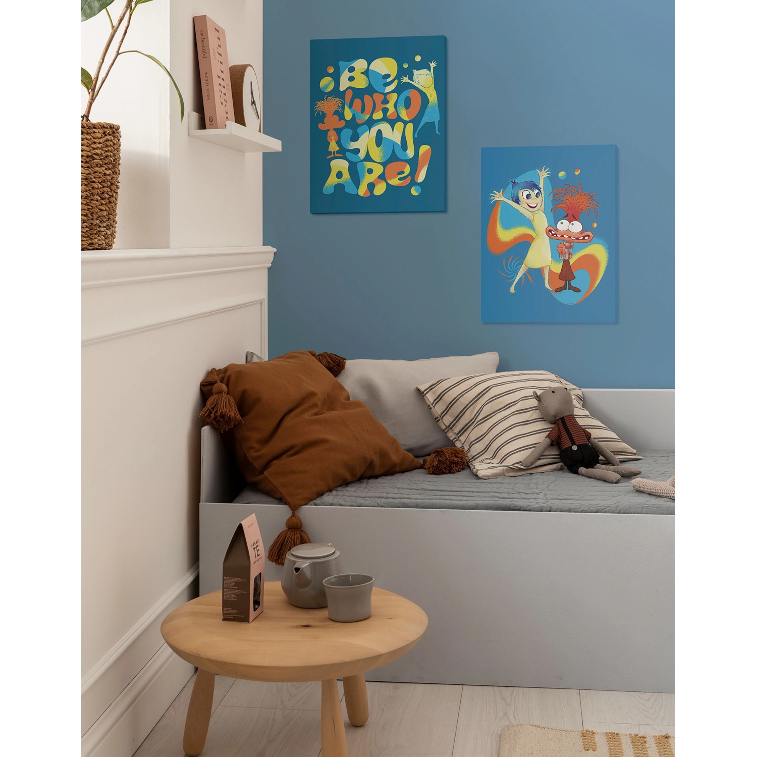 Komar Keilrahmenbild Disney and Pixar Inside Out Think Positive Blau_2