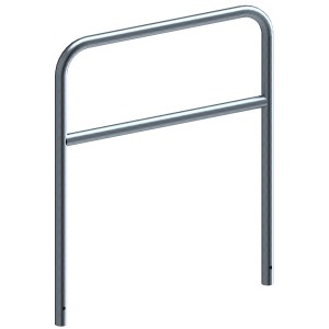 Feuerverzinkter Schake Rohrbügel 1000x1200 mm mit Querholm zum Einbetonieren.