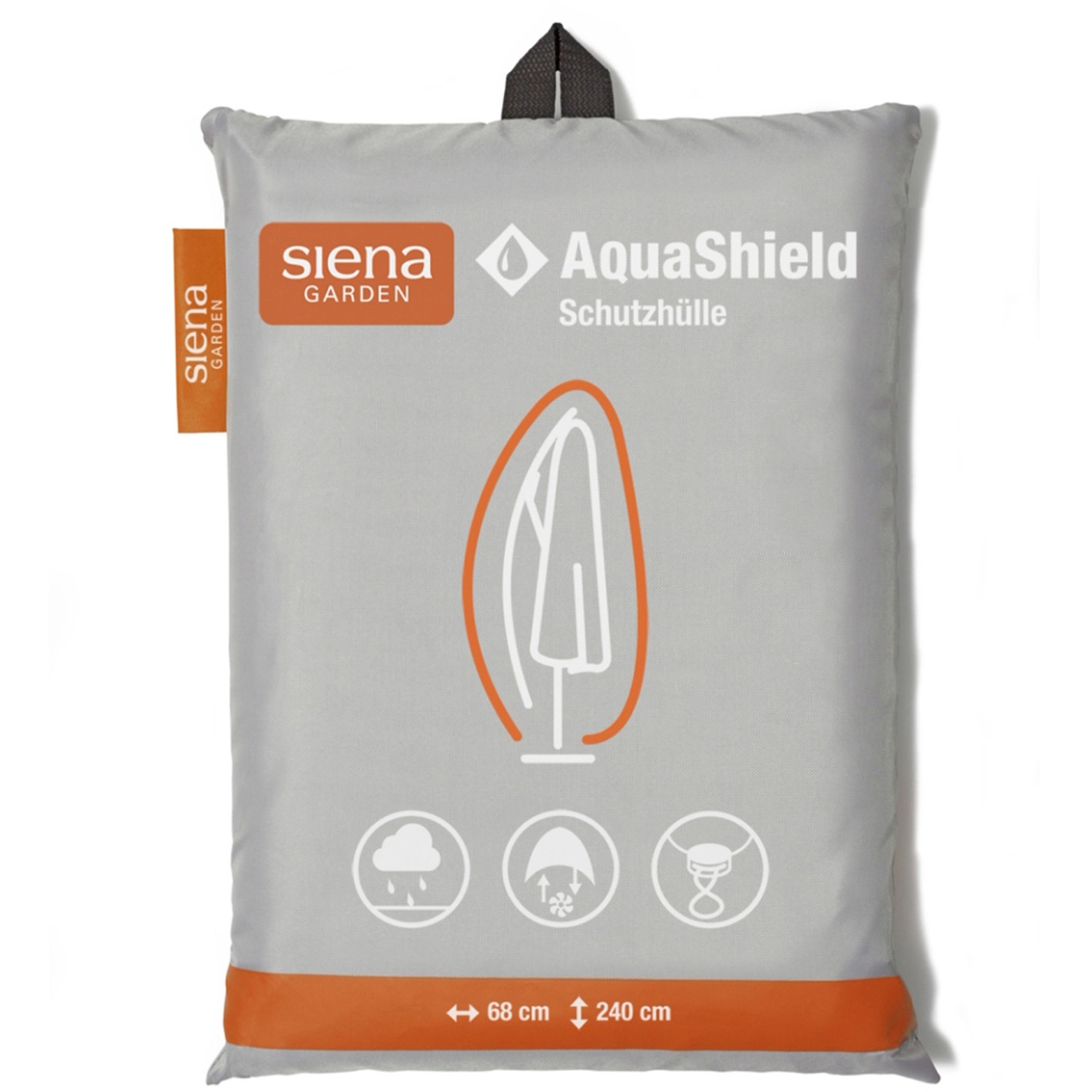 Siena Garden Schutzhülle Ampelschirm AquaShield 68 cm x 240 cm