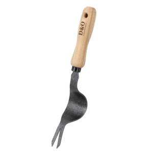 D&O Unkrautzieher mit Eschenholzgriff, Gartenhandgerät zum einfachen Entfernen von Unkraut.