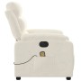 vidaXL Massagesessel Elektrisch Creme Samt 3205090_10
