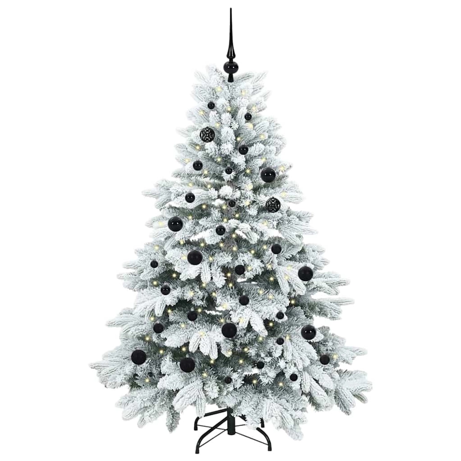 vidaXL Künstlicher Weihnachtsbaum mit 150 LEDs Grün 150 cm PE und PVC 3397602