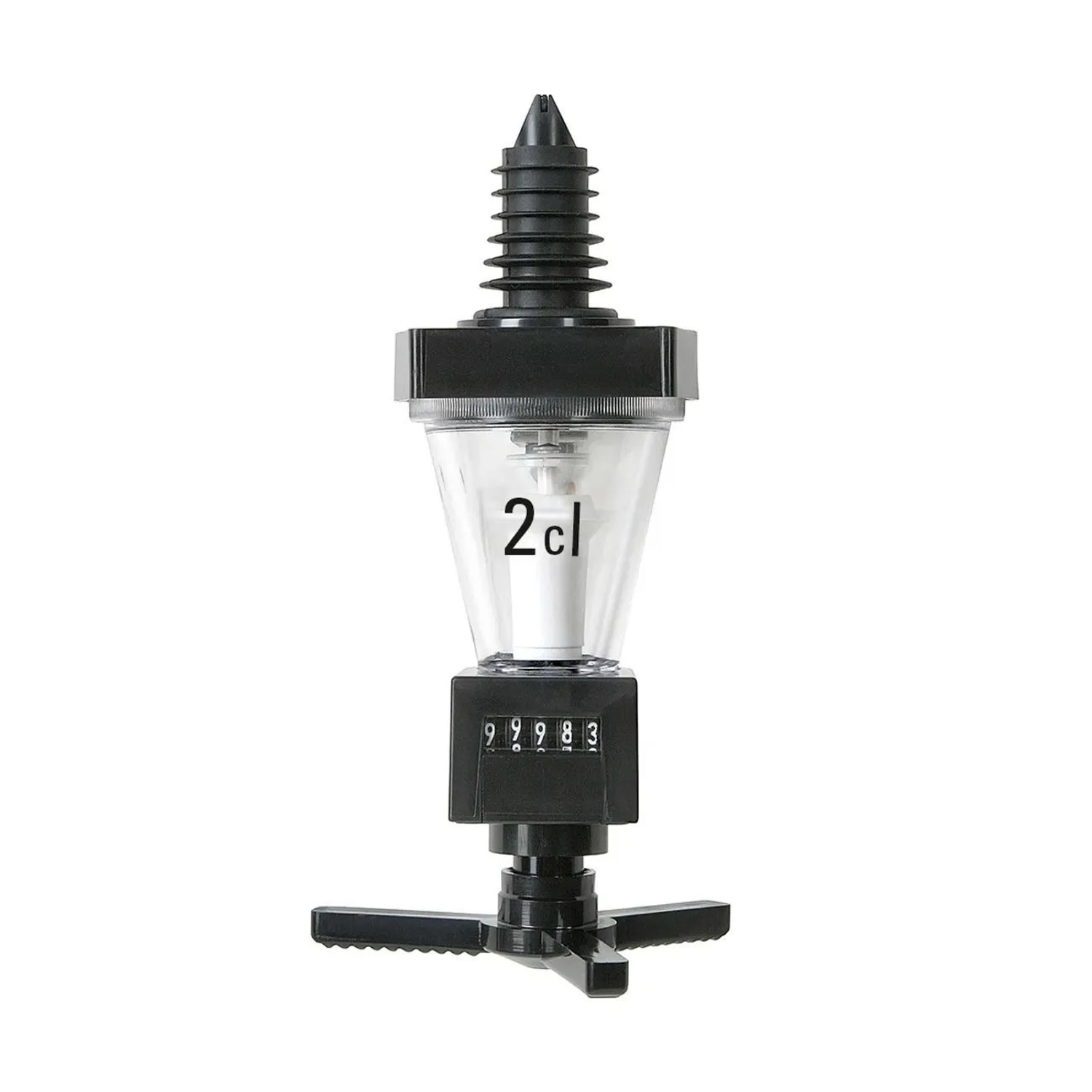 Ich-Zapfe ROYAL Portionierer Mit Zählwerk Schwarz 40 Ml