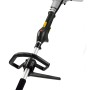 Texas Benzin-Multimaschine 4 in 1: Freischneider mit gelbem Motorblock und schwarzem Griff.
