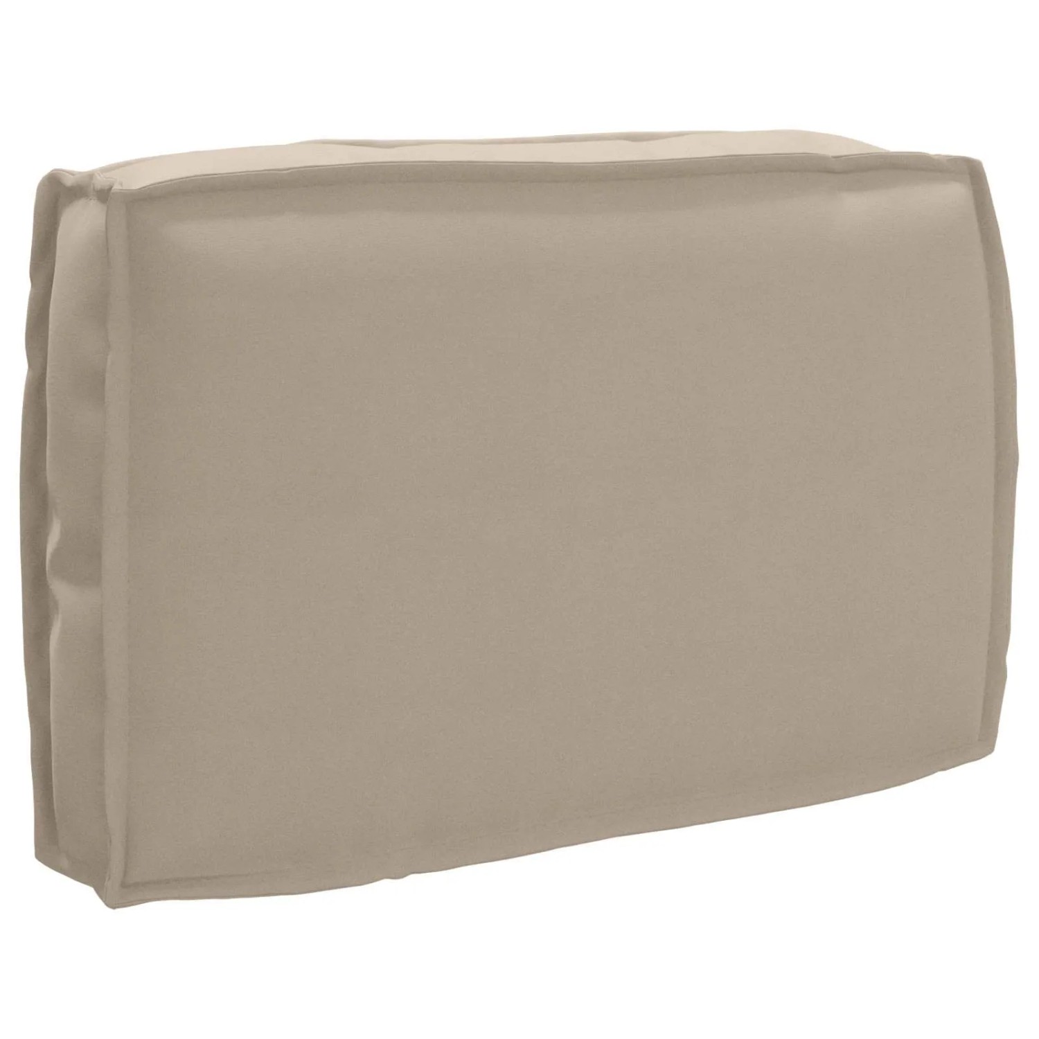vidaXL Kissen Taupe 60 x 40 x 12 cm Oxford-Stoff 42001483
