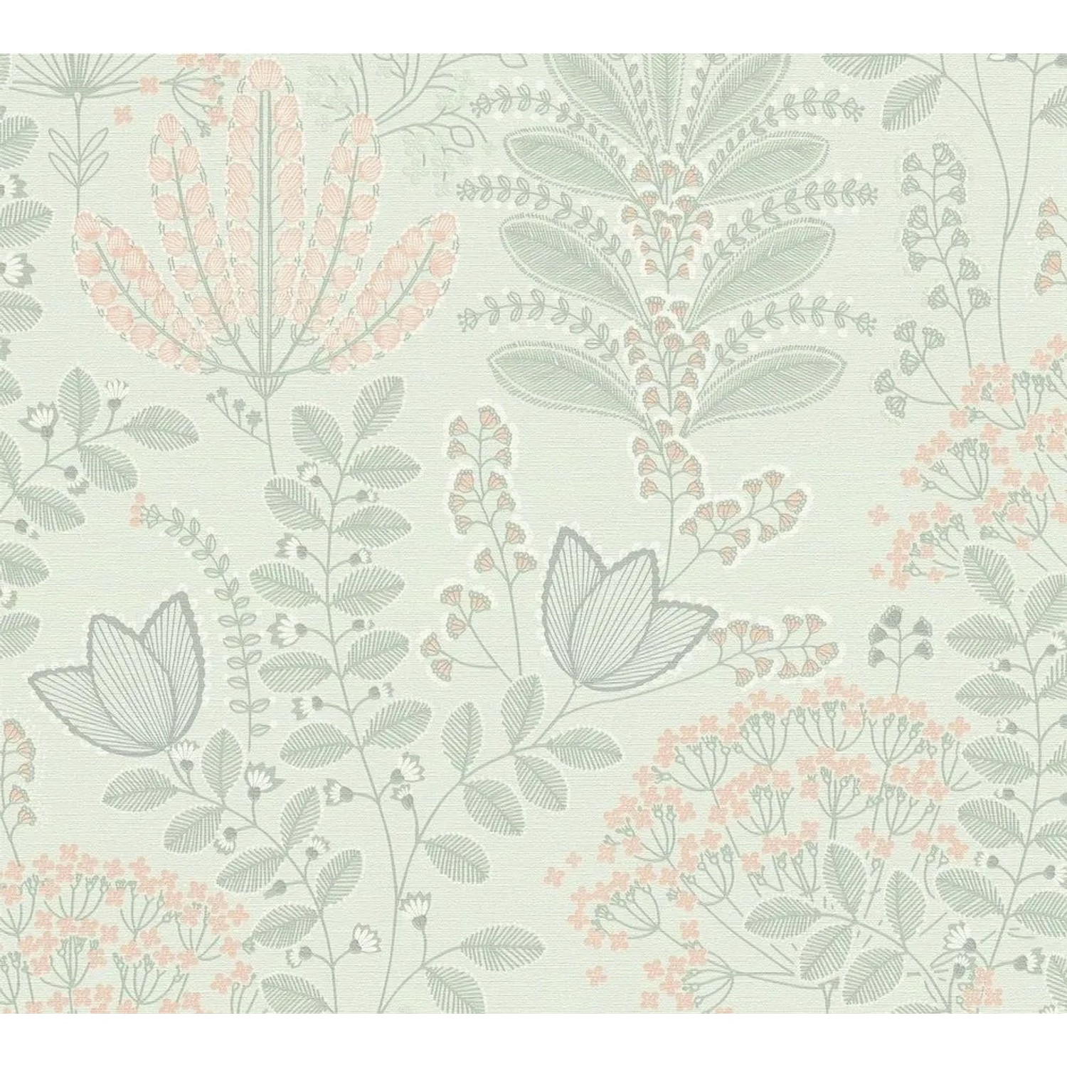 Tadessi Tapete Floral M1-No.10964 Vliestapete in Grau