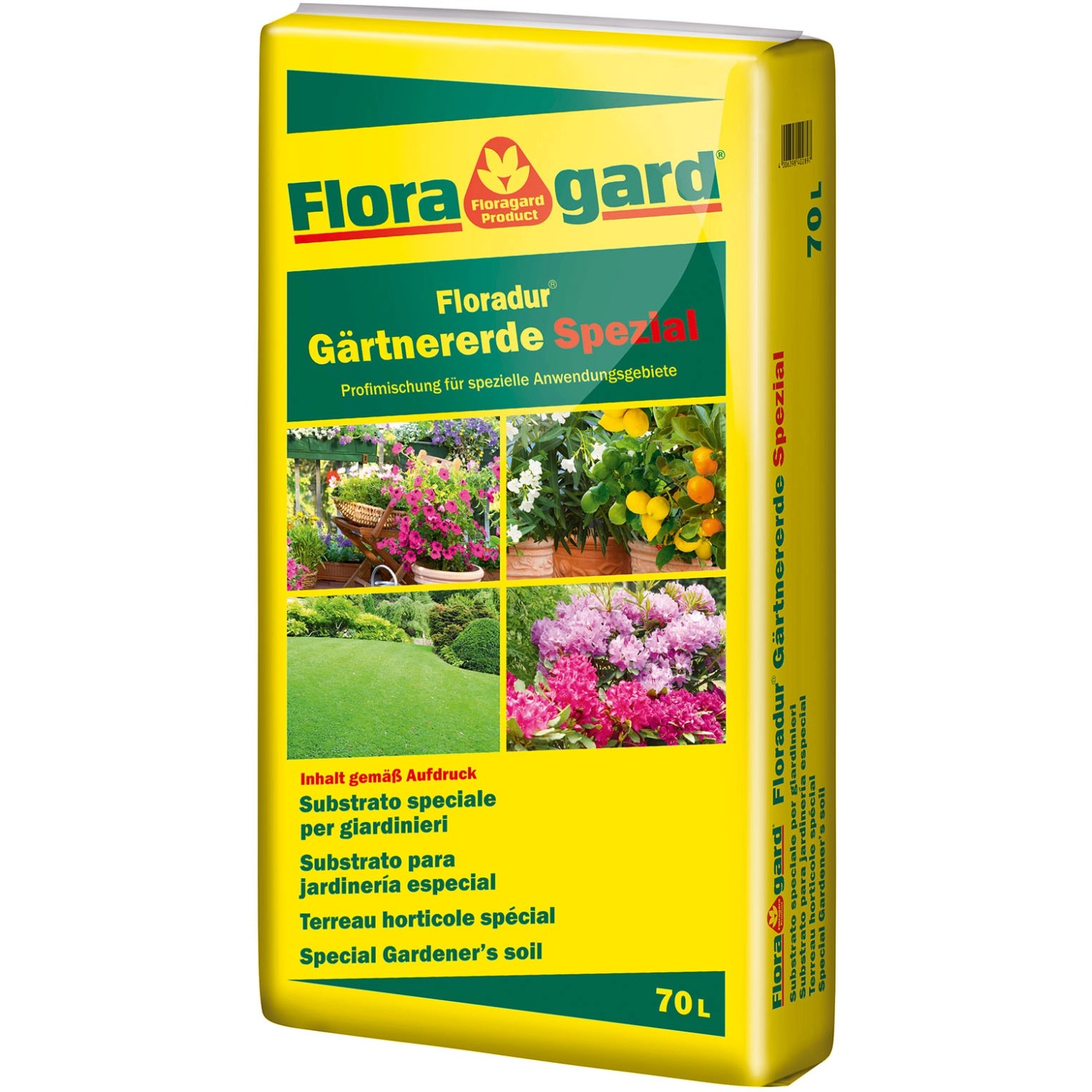 Floragard Rasenerde Torffrei 70 l