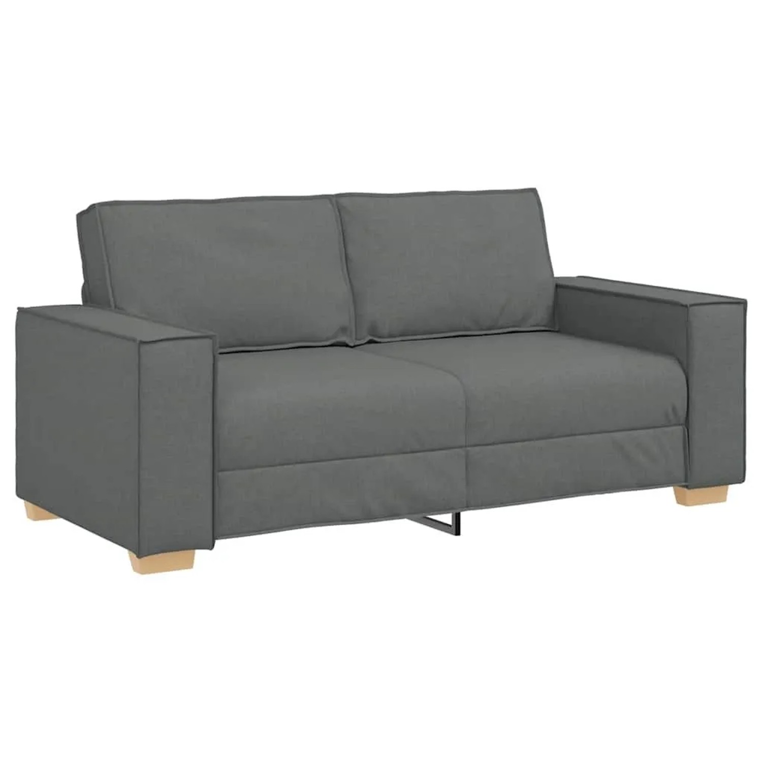 vidaXL 2-Sitzer Sofa Dunkelgrau 180x78x84 cm Stoff 4104981