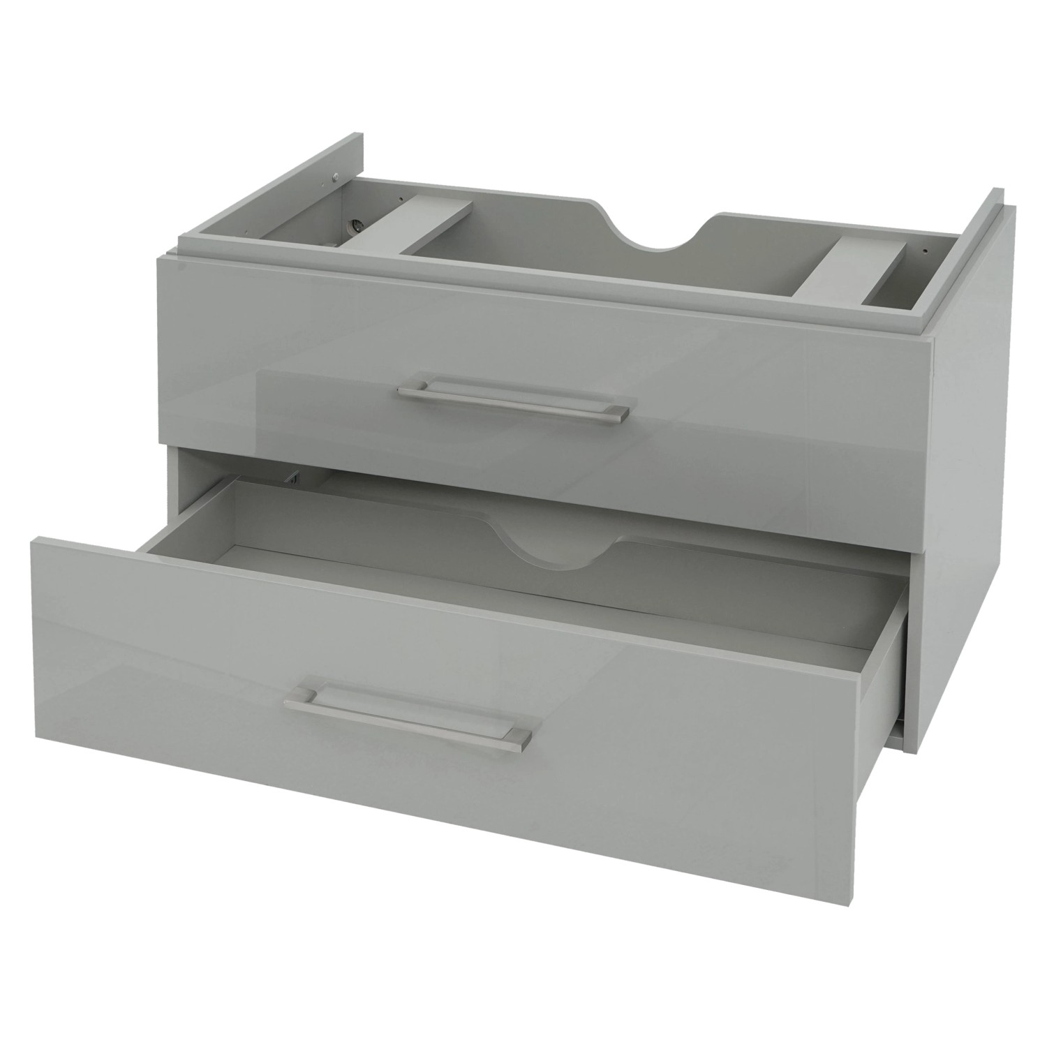 MCW Premium Waschbeckenunterschrank D16 90cm Grau