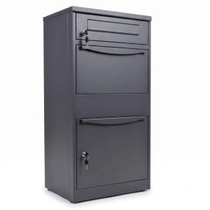osoltus Paketbox L Briefkasten Standbriefkasten 112 X 50 Cm Anthrazit