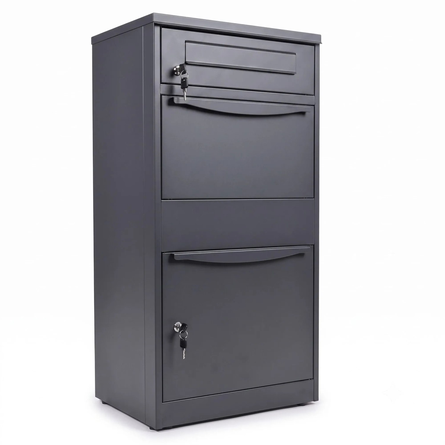 osoltus Paketbox L Briefkasten Standbriefkasten 112 X 50 Cm Anthrazit
