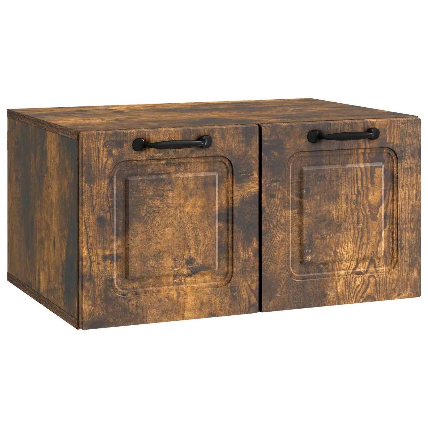 vidaXL Wandmontierter TV-Schrank Geräucherte Eiche 59,5 x 41 x 30 cm 899360