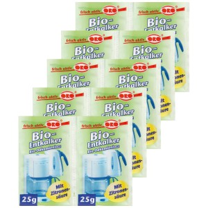 Mehrere Packungen Bestlivings Bio Entkalker, geeignet für Kaffeemaschinen und Wasserkocher.