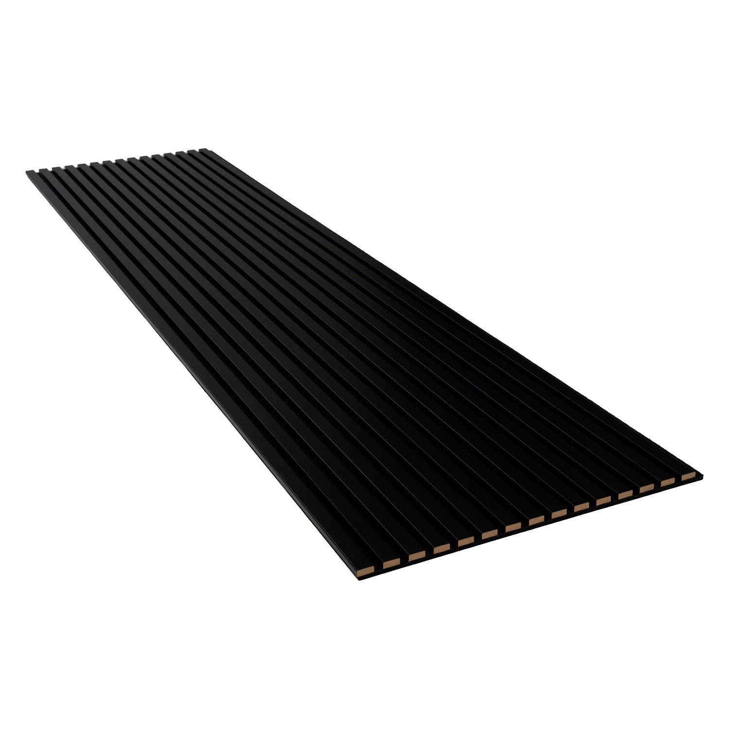 Schwarzes Akustikpaneel 240 cm für Wand und Decke zur Schallreduzierung.