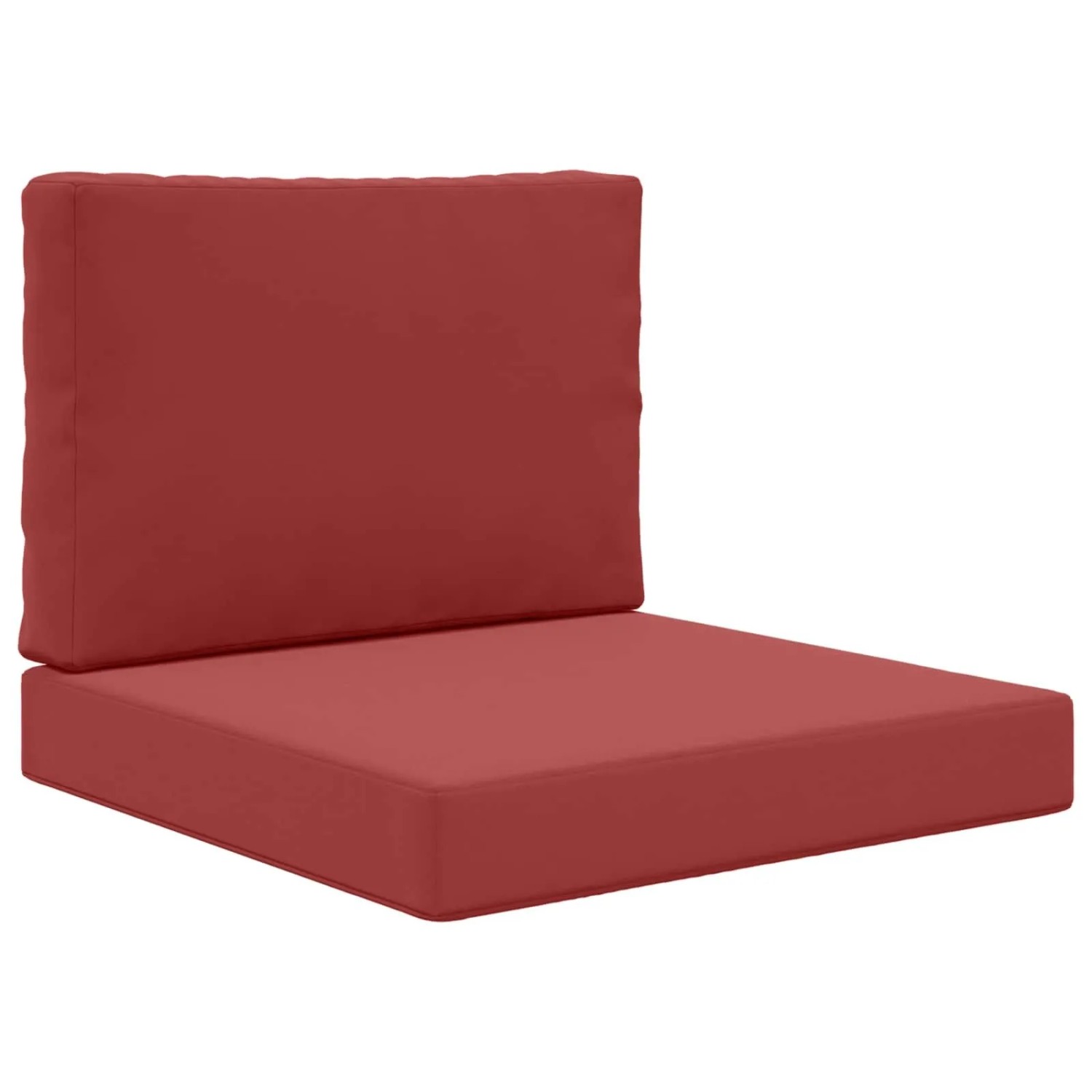 vidaXL Sofakissen für Draußen 2-Tlg Weinrot Polyester 900719
