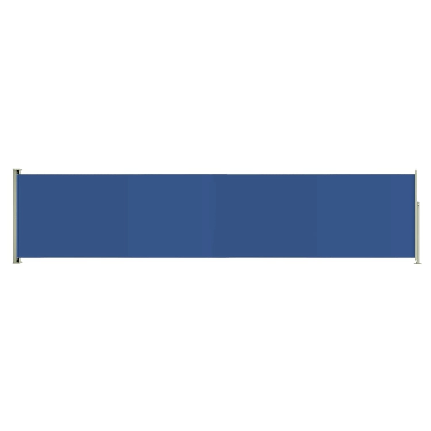 furnicato Seitenmarkise Ausziehbar 140x600 cm Blau günstig online kaufen