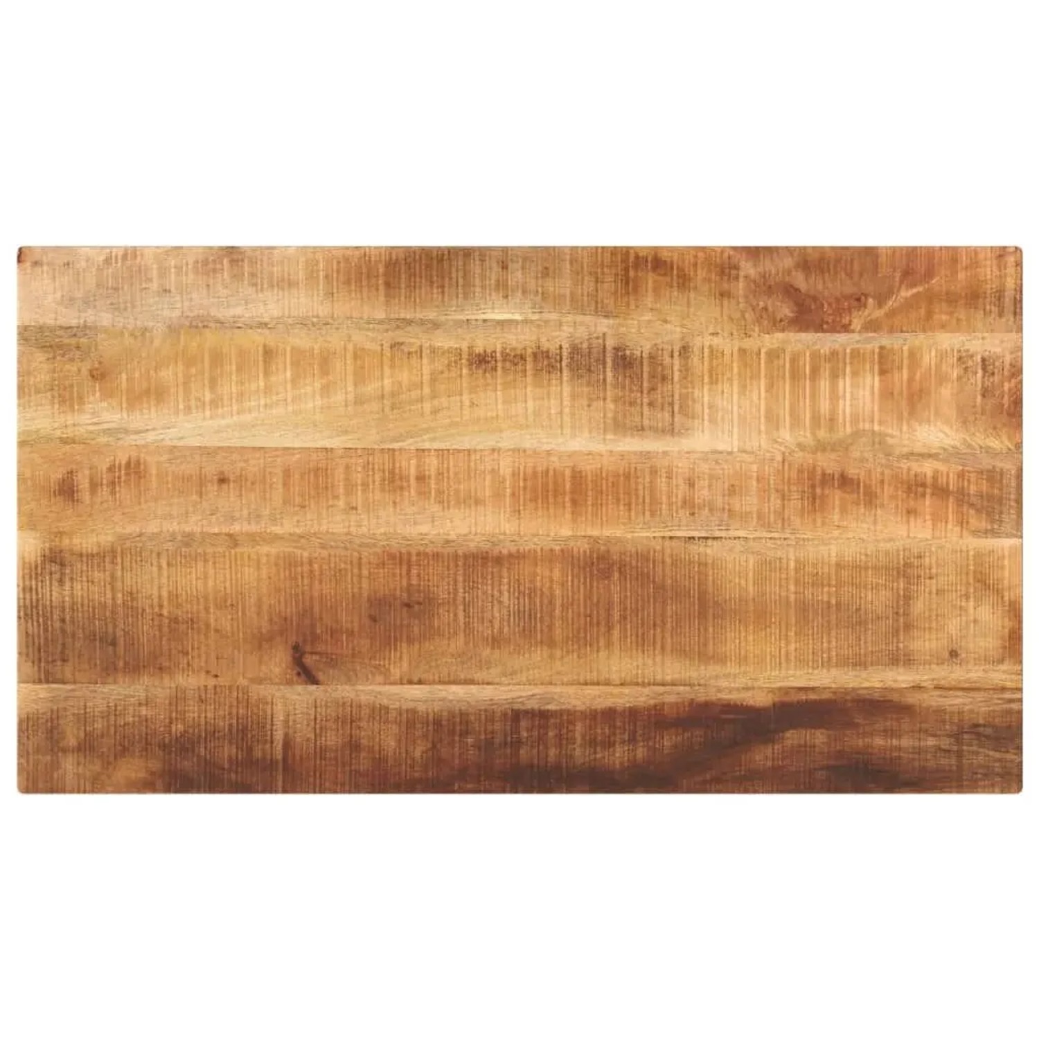 vidaXL Tischplatte 100x50x3,8 cm Rechteckig Raues Massivholz Mango 371396