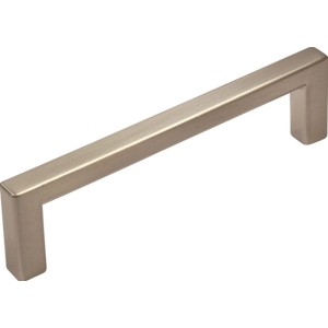 Griff 2108 aus Metall in Silber für Möbel, Lochabstand 96mm.