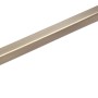 Griff 2108 aus Metall in Silber für Möbel, Lochabstand 96mm.