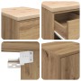 vidaXL Garagenschränke 2 Stk Artisan-Eiche Holzwerkstoff 3328340_11