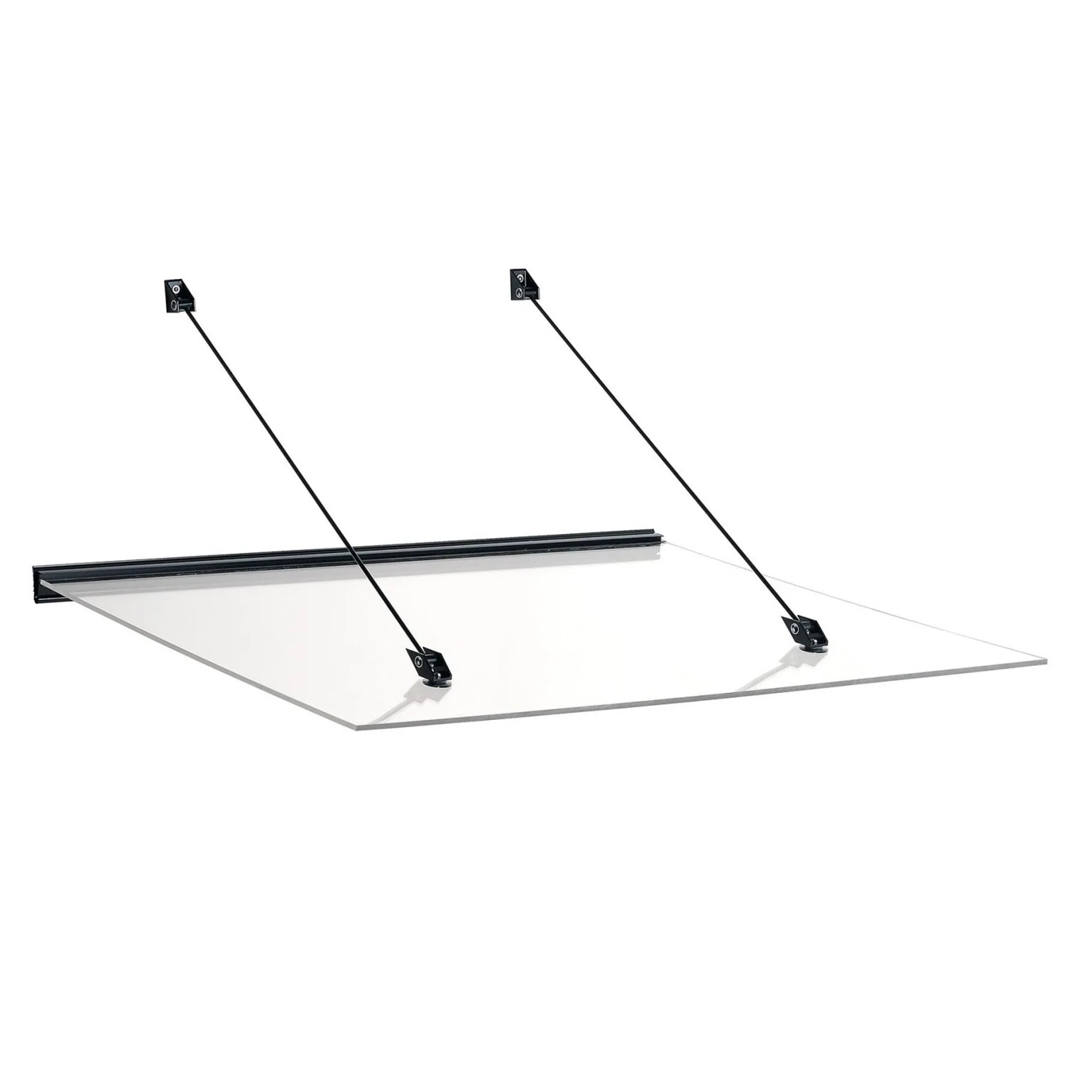 Roro Vordach V157 Anthrazit 150 cm x 101 cm x 74 cm