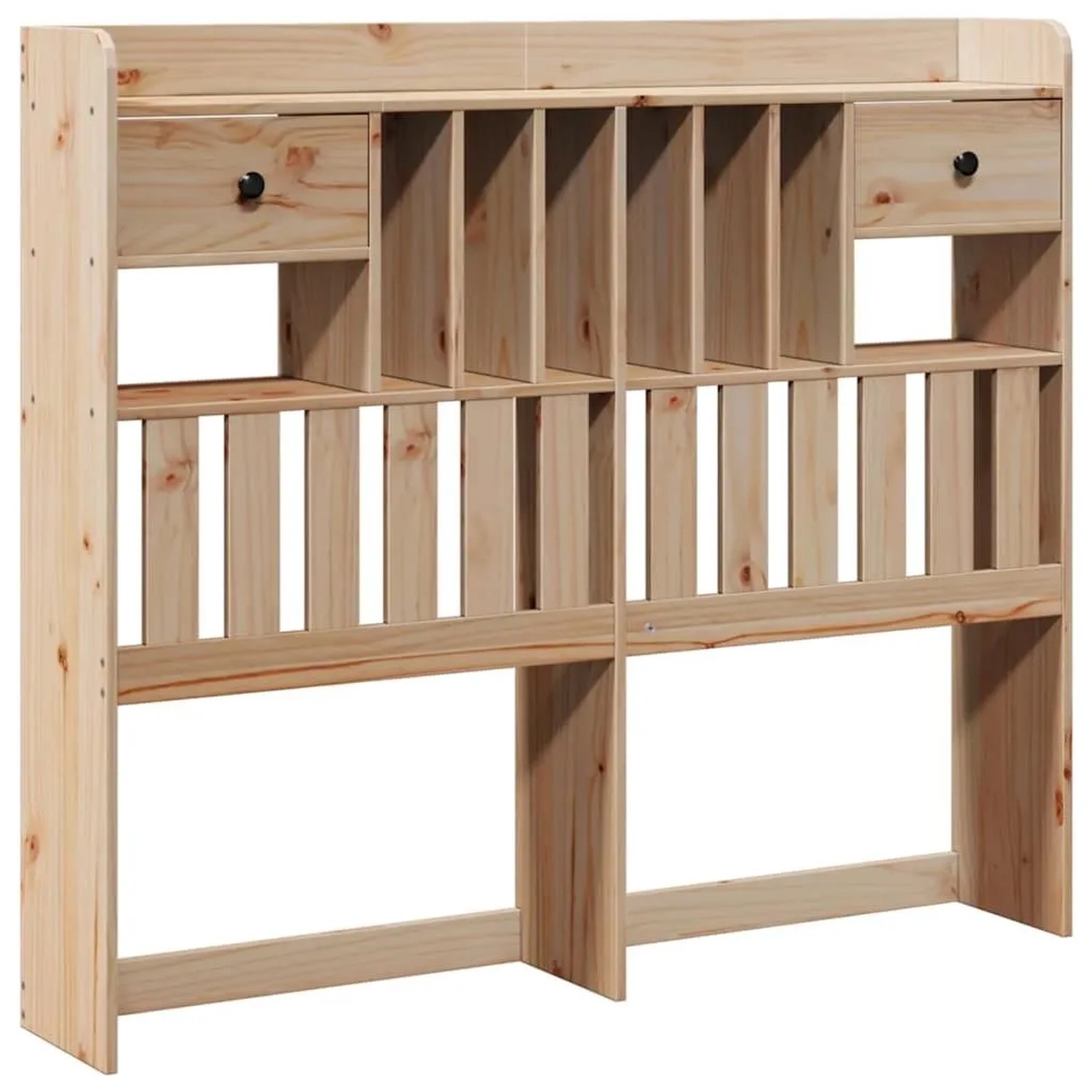vidaXL Kopfteil mit Stauraum 135 cm Massivholz Kiefer 855514
