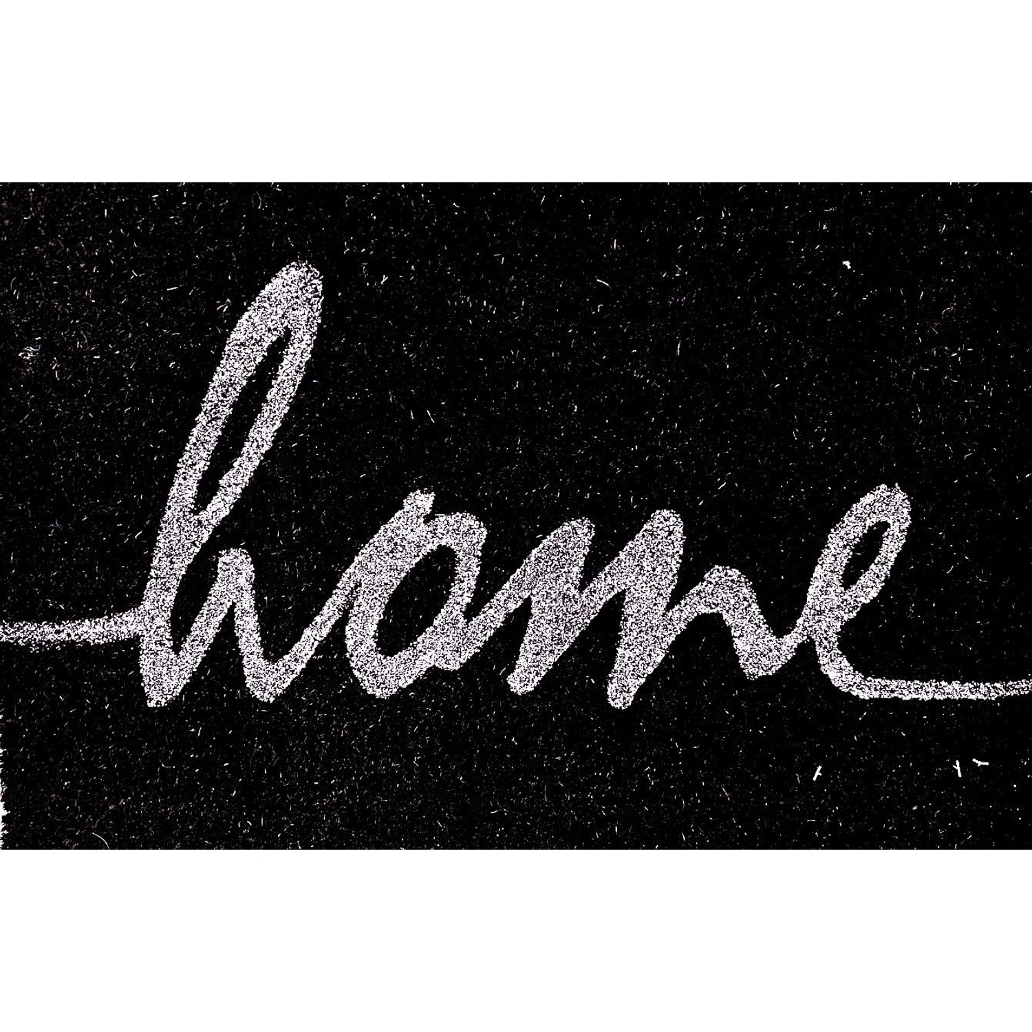 Jet-Line Fußmatte Hildegard aus Rutschfest mit Schriftzug Home in Silber 40 günstig online kaufen