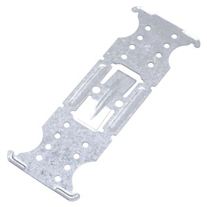 Protektor Kreuzverbinder Flach 100x für UA Profil 50, Stahl Silber, zur Verbindung von CD-Profilen.