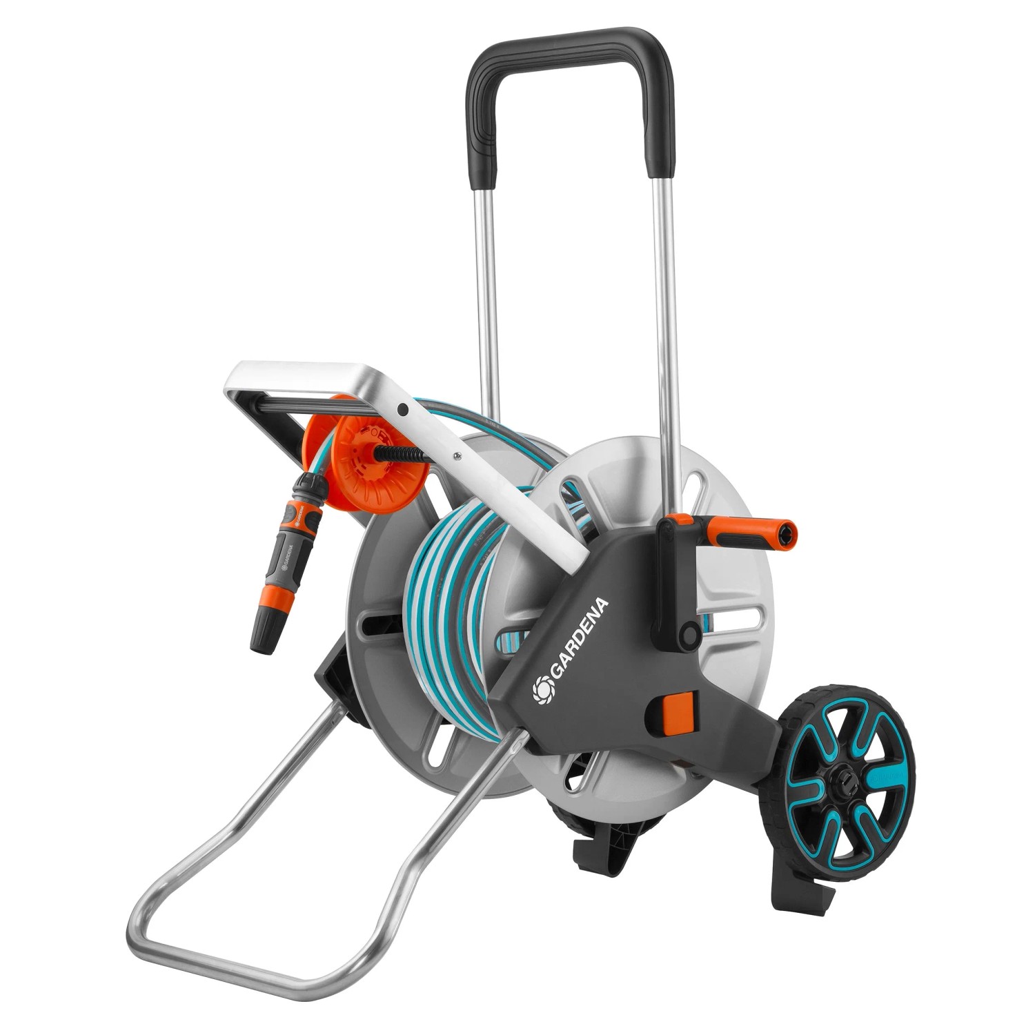 Gardena Schlauchwagen Set Aqua Roll M mit 30 m Schlauch & Zubehör