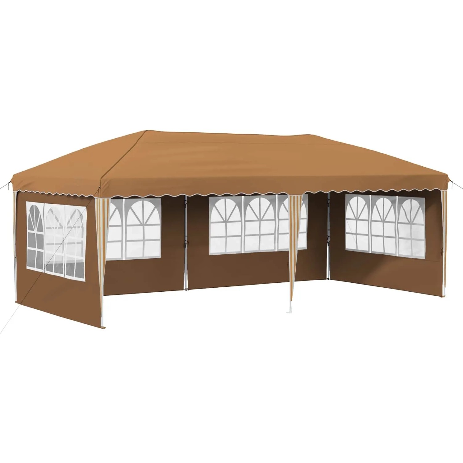 vidaXL Pop-Up Partyzelt 575 x 289 x 245 cm Beige 42019793