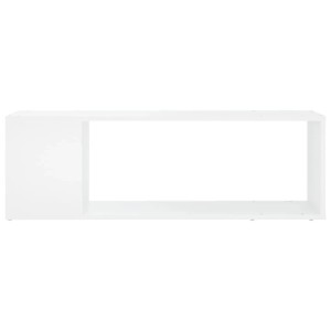 vidaXL TV-Schrank Weiß 100x24x32 cm Holzwerkstoff 809161