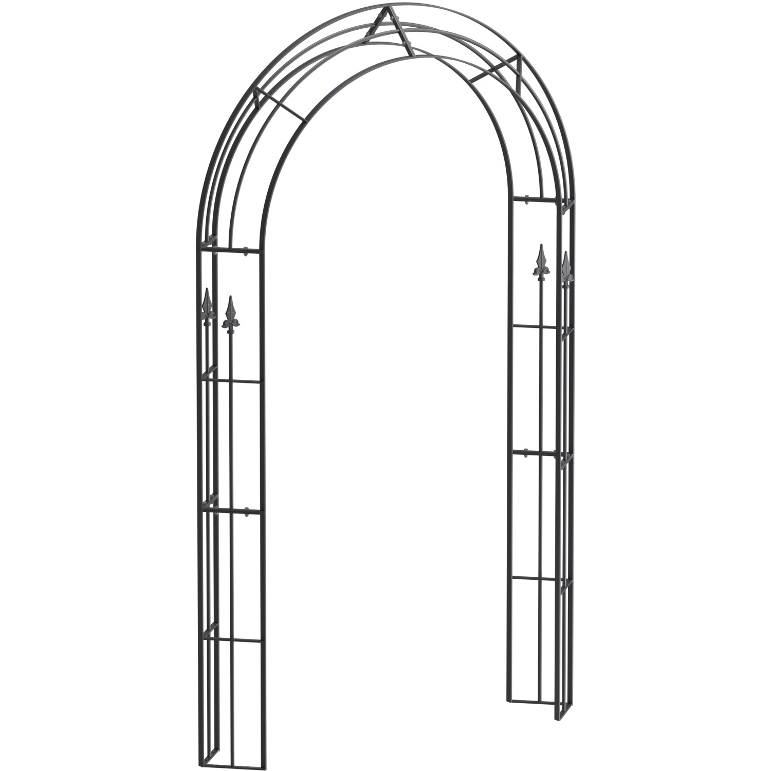 Eleo Rosenbogen Cosenza 235 cm x 140 cm x 29,7 cm Pulverbeschichtet DB703