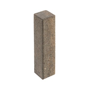 Diephaus Palisade Limos Piccolo Muschelkalk, 40x10x10 cm. Graubrauner, gestrahlter Mauerstein für Einfassungen.