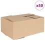 vidaXL Faltbox mit Speicher 50 Stk Natur 35 x 24 x 15 cm Karton 4106569_2