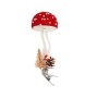 Roter Fliegenpilz Baumschmuck (10cm) von Krebs Glas Lauscha mit Clip.