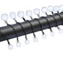 Konstsmide LED Globelichterkette mit kaltweißen Kugeln für Innen und Außen.