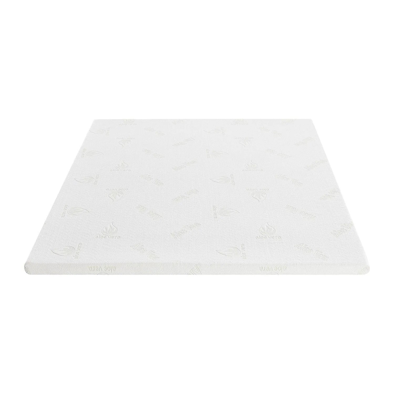 Vente-unique Topper Laceto Weiß 200 cm