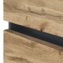 Detailaufnahme: Held Möbel Unterschrank Bari, 40 cm, Wotaneiche/Graphitgrau, Bad-Hängeschrank.
