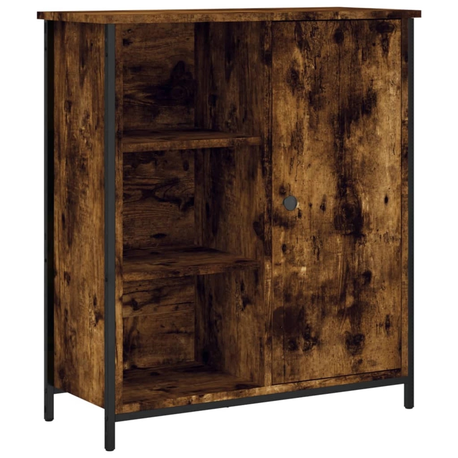 vidaXL Sideboard Räuchereiche 70x30x80 cm Holzwerkstoff 835496