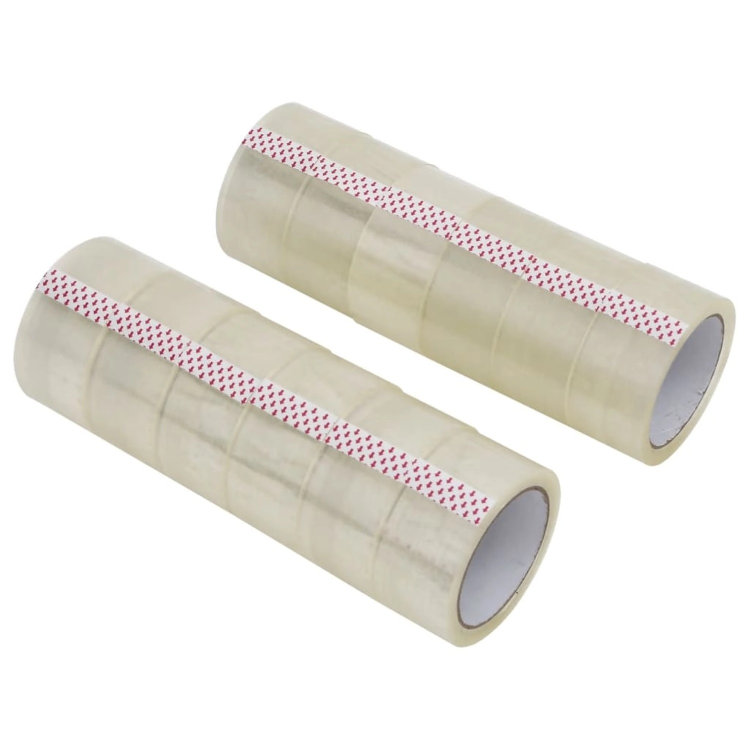 vidaXL Paketklebeband 12 Stk Transparent 48 mm x 66 m 4012389 günstig online kaufen
