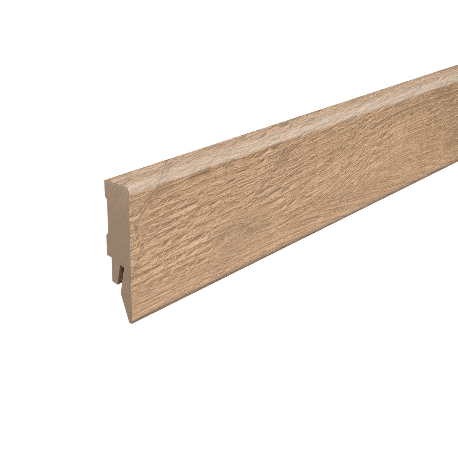 Egger Sockelleiste L658 Kubisch für Fußboden Loja 6 cm Eiche Braun günstig online kaufen