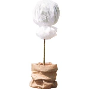 Winterschutz Jutesack im Duo-Pack für Pflanzen, Naturmaterial schützt vor Frost.