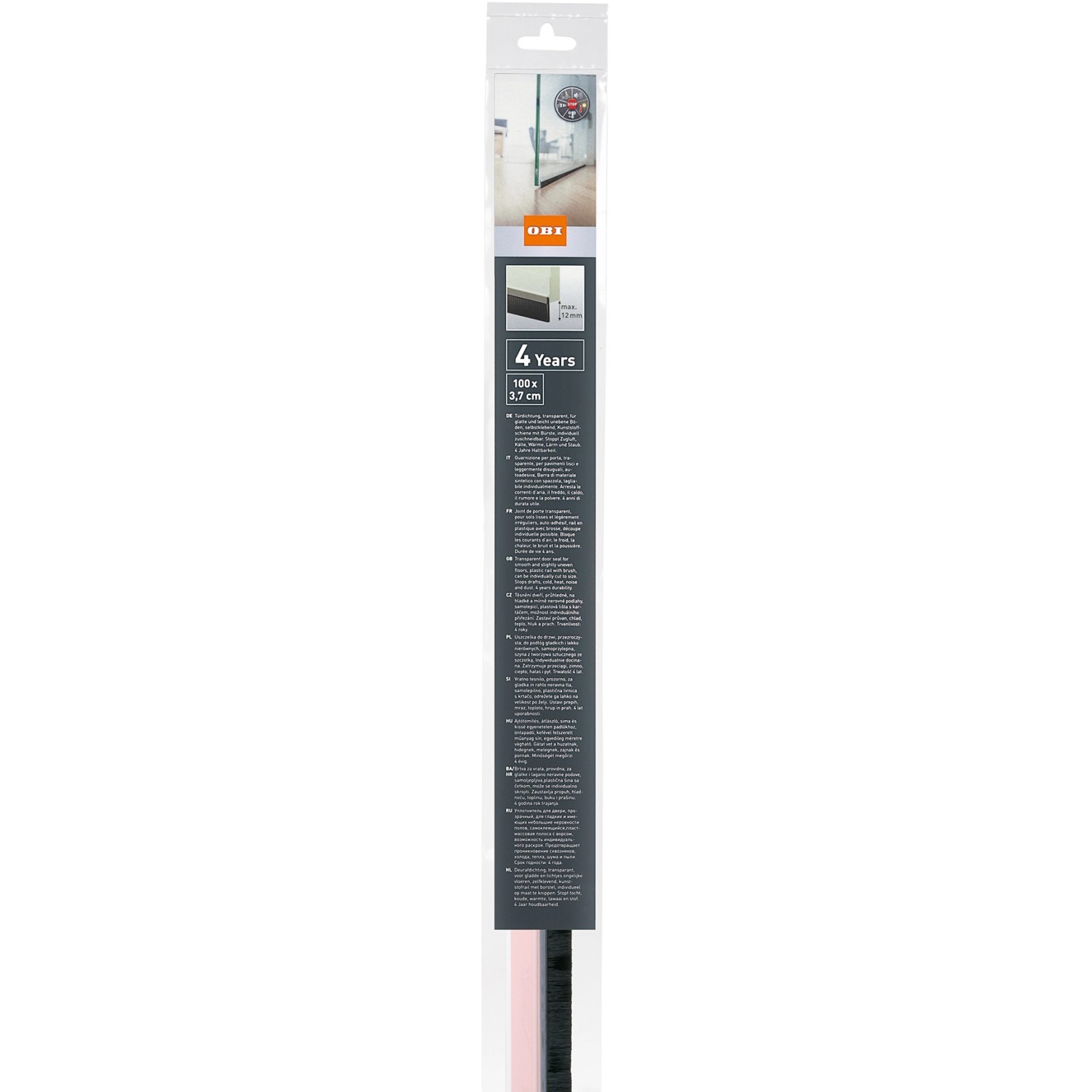 OBI Türdichtschiene Standard Transparent