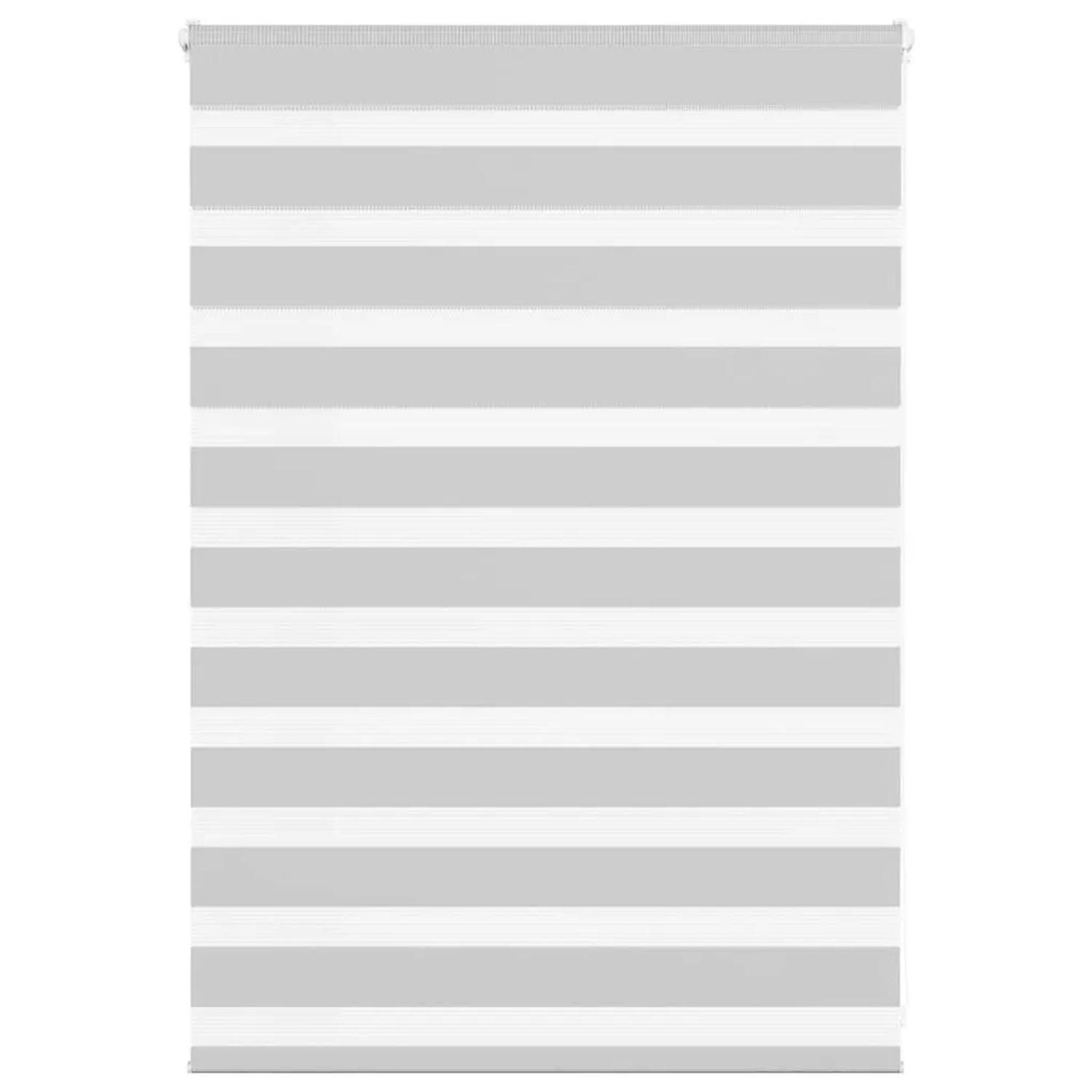 vidaXL Doppelrollo Hellgrau 100x100 cm Stoffbreite 95,9 cm Polyester 401441 günstig online kaufen