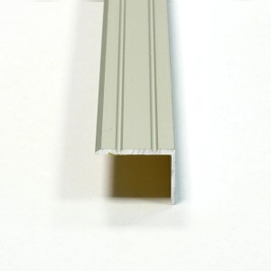 Silbernes Winkelprofil BAS SK, 20x25 mm, 1000 mm lang, für Laminat & Parkett.