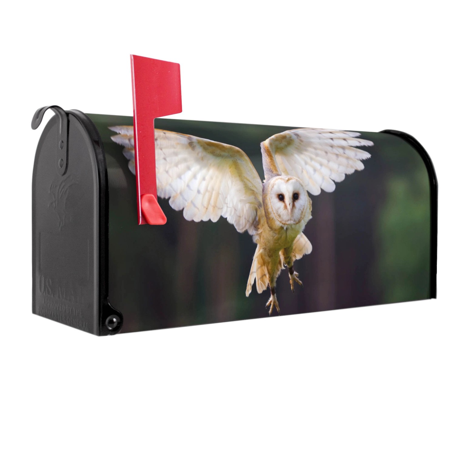 Banjado Amerikanischer Briefkasten Schwarz 48x22x16cm US Mailbox Letterbox günstig online kaufen