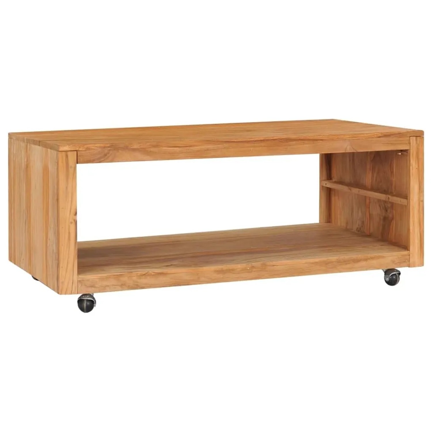 vidaXL Couchtisch 110x60x40 cm Massivholz Teak 288895