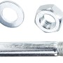 LUX Schrauben-Set für Bodeneinschlaghülsen, 10 mm x 90 mm, inkl. Muttern und Unterlegscheiben.